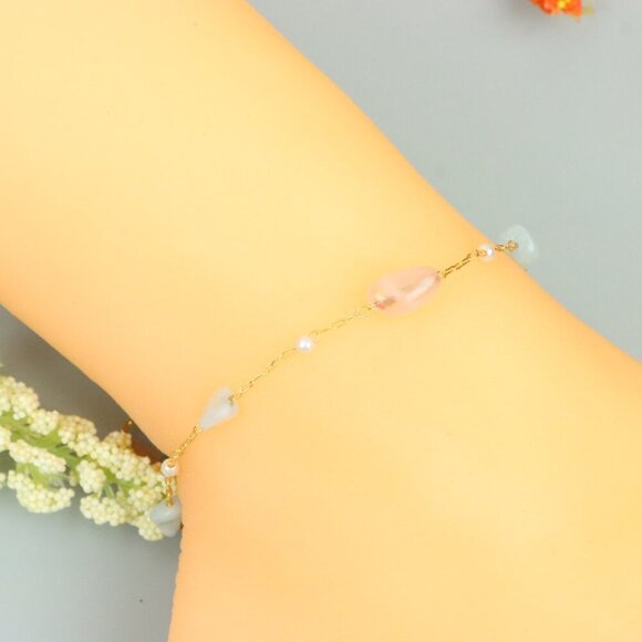 "Handmade Anklet – A Stylish Choice for Women, Thoughtful Gift Idea, EVCH1247 - Picture 7 of 9